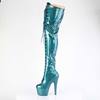 Pleaser - ADORE3020GP Cuissardes à plateforme - Turquoise Product image